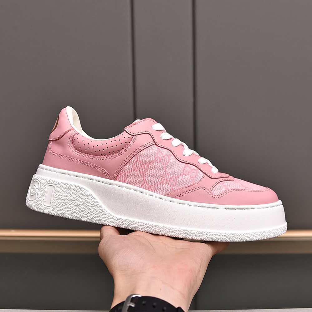 Gvc*1 Chunky B leather sneakers