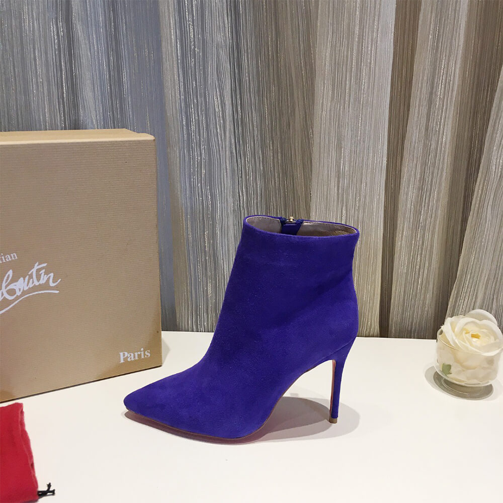 Chr1st1an Louboutin Suede Ankle Boots