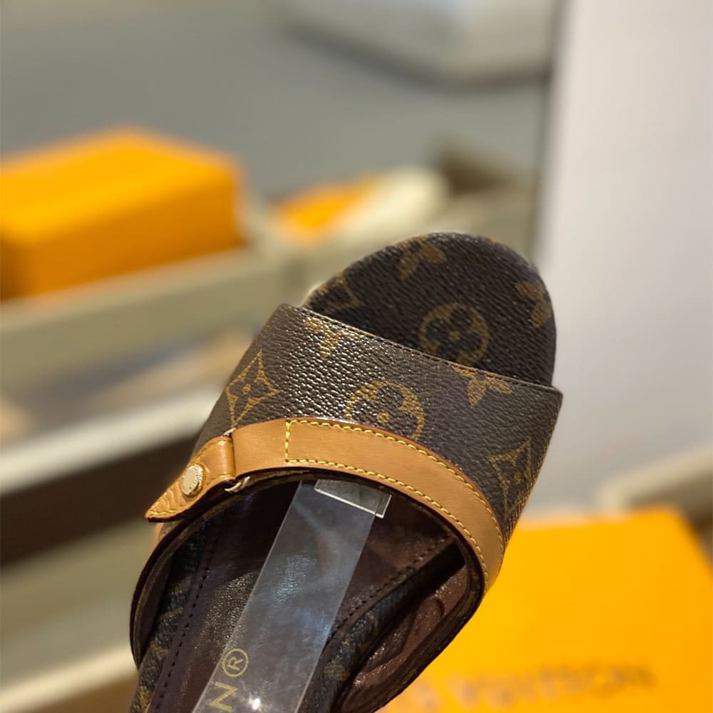 LV Helios Wedge Sandal