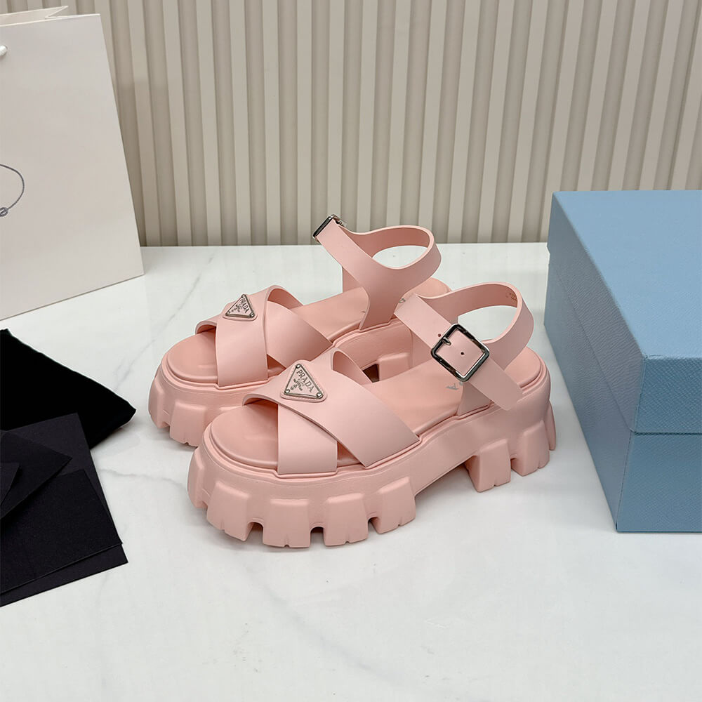 Pra*a Monolith rubber sandals
