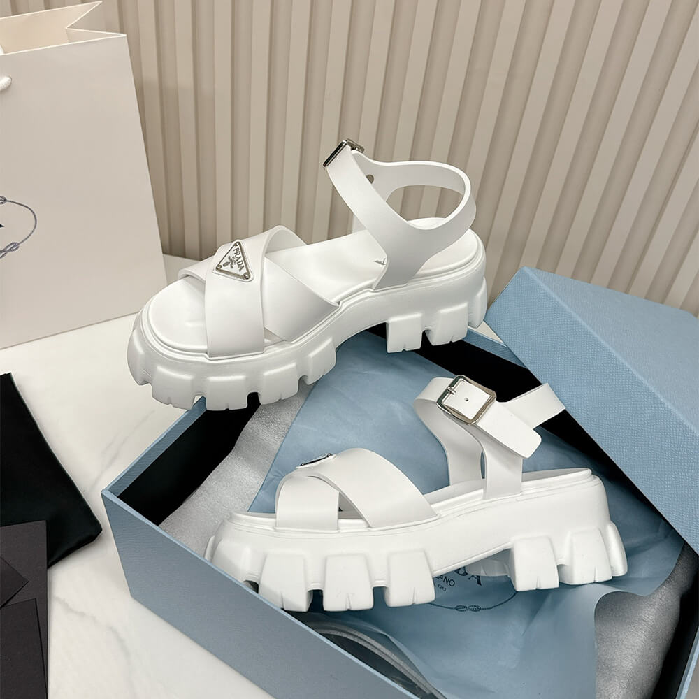 Pra*a Monolith rubber sandals