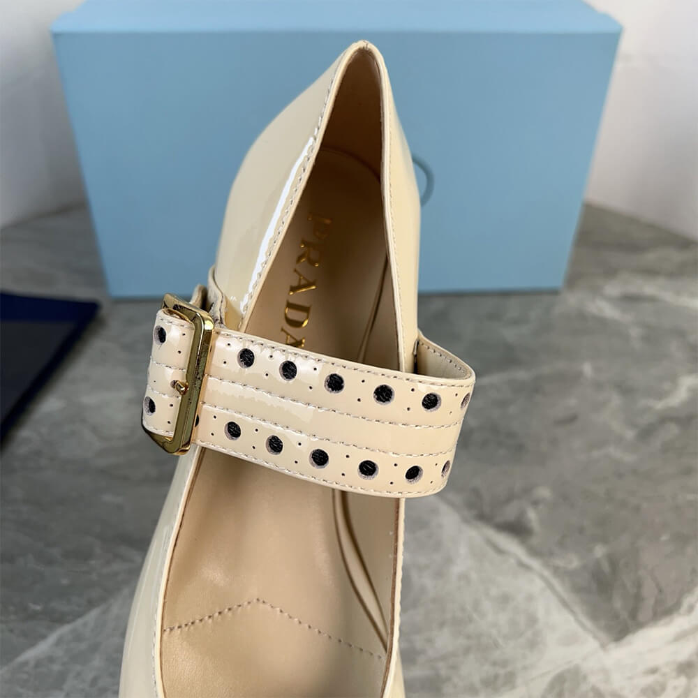Pra*a Patent leather Mary Jane pumps
