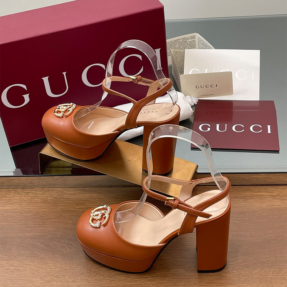 Gvc*1 Women’s platform pump with Double G