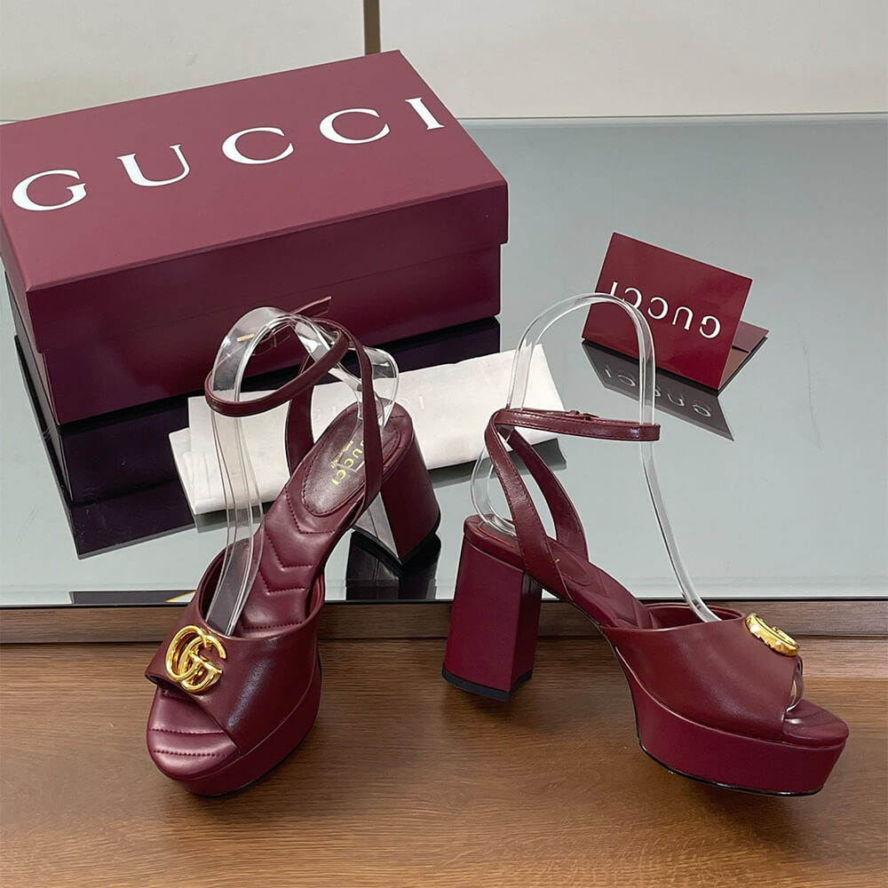 Gvc*1 Women’s platform sandal with Double G
