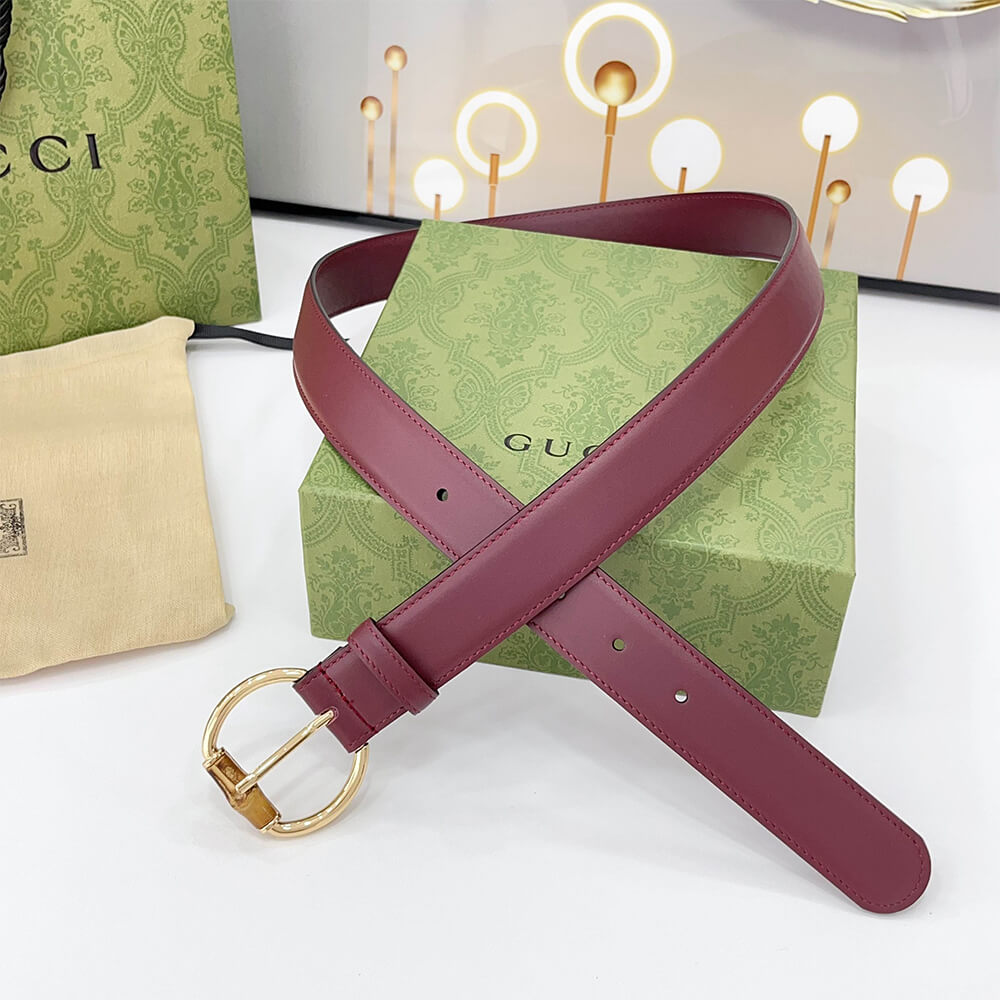 Gvc*1 belt with bamboo detail buckle