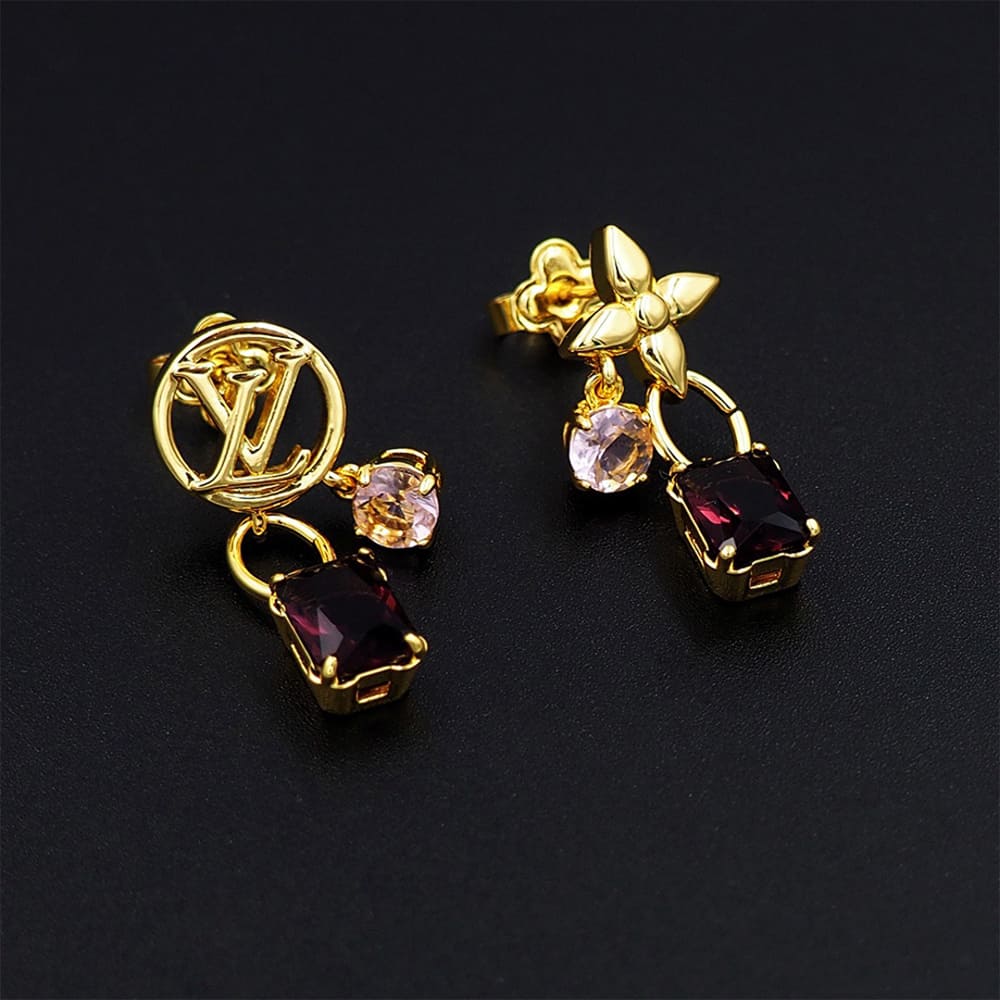 LV CIRCLE HEIRLOOM EARRINGS
