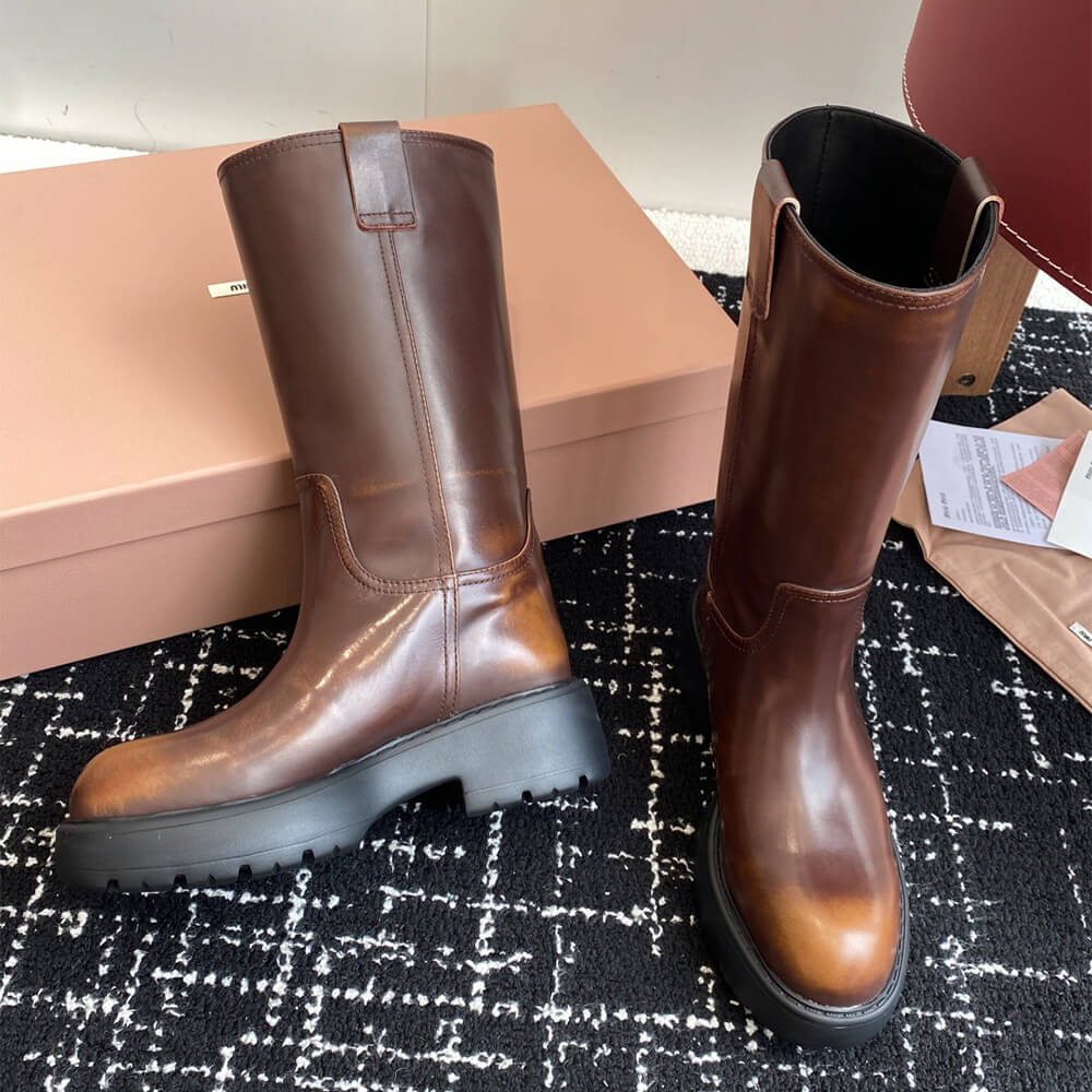 M1um1u leather boots