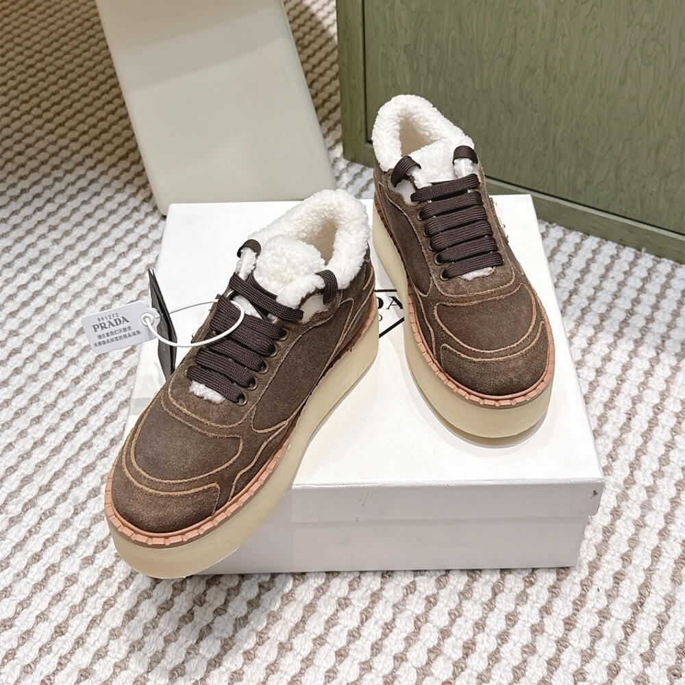 Pra*a Suede mid-top sneakers