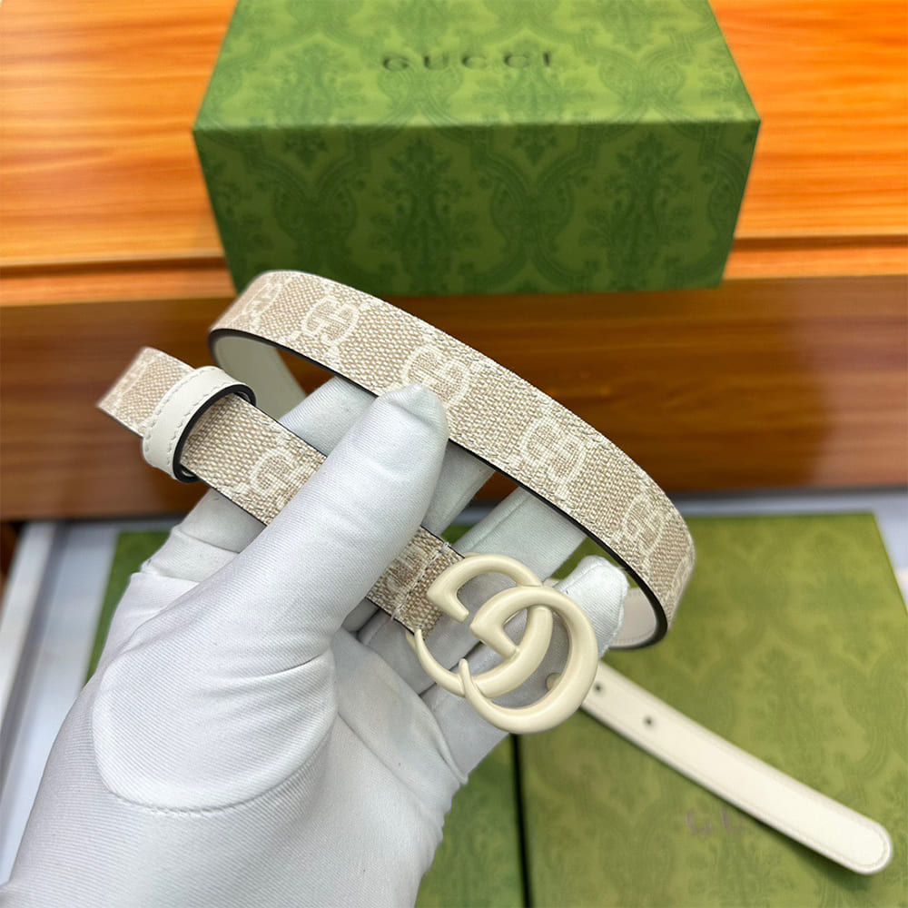 Gvc*1 GG Marmont wide belt GG canvas
