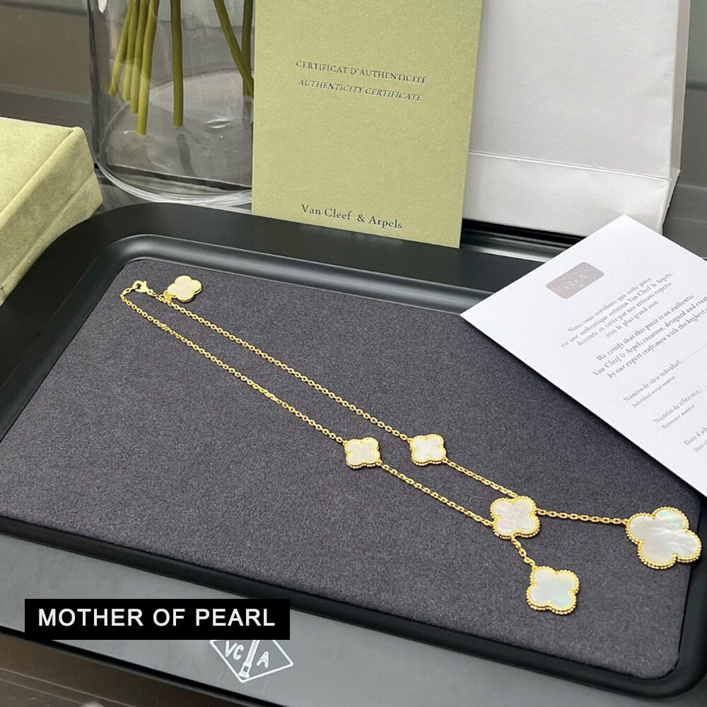 V*n Cl**f & ARPELS Collier Magic Alhambra 6 motifs(HIGH-END GRADE)