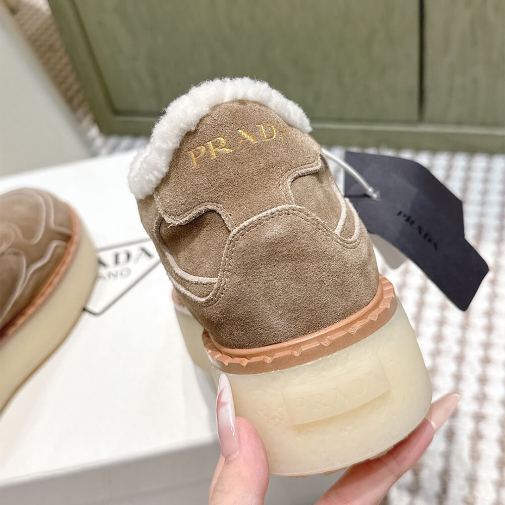 Pra*a Suede mid-top sneakers