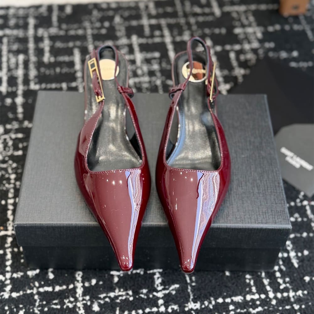 Y51 LEE slingback pumps in patent leather
