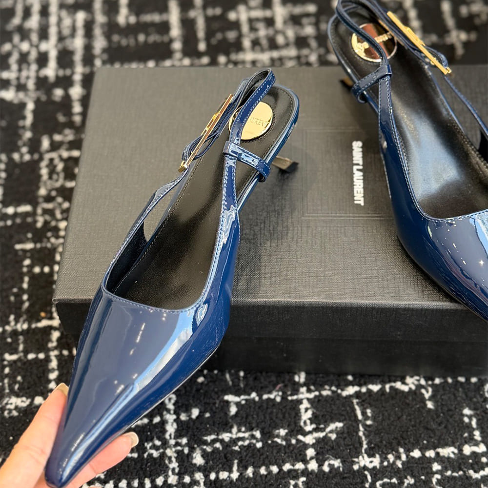 Y51 LEE slingback pumps in patent leather