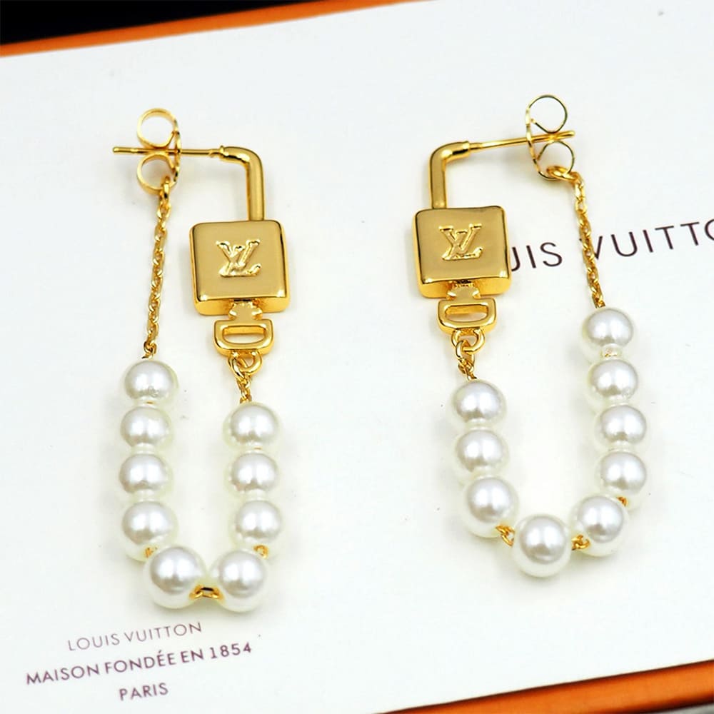 LV Pearlock Earrings
