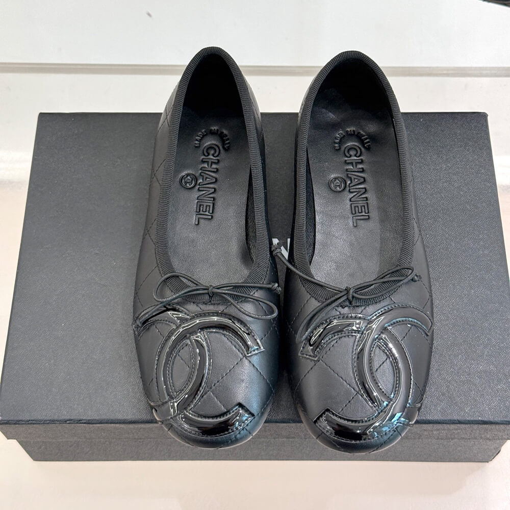 Ch**el Quilted Ballerina Flats