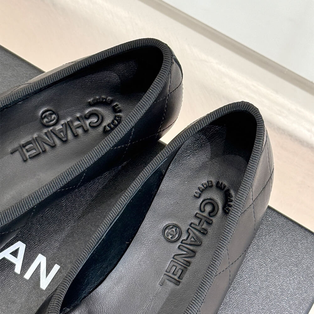 Ch**el Quilted Ballerina Flats