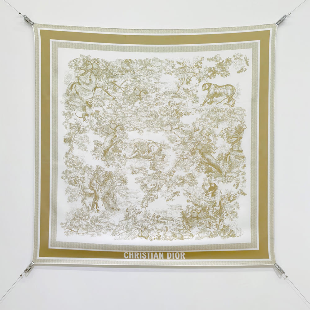 D10r Toile de Jouy Sauvage 90 Square Scarf