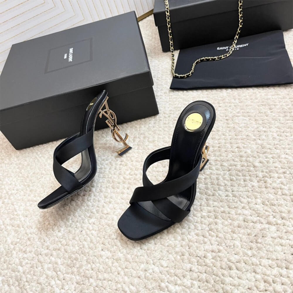 Y51 OPYUM mules in satin crepe(EU SIZE 35-42)
