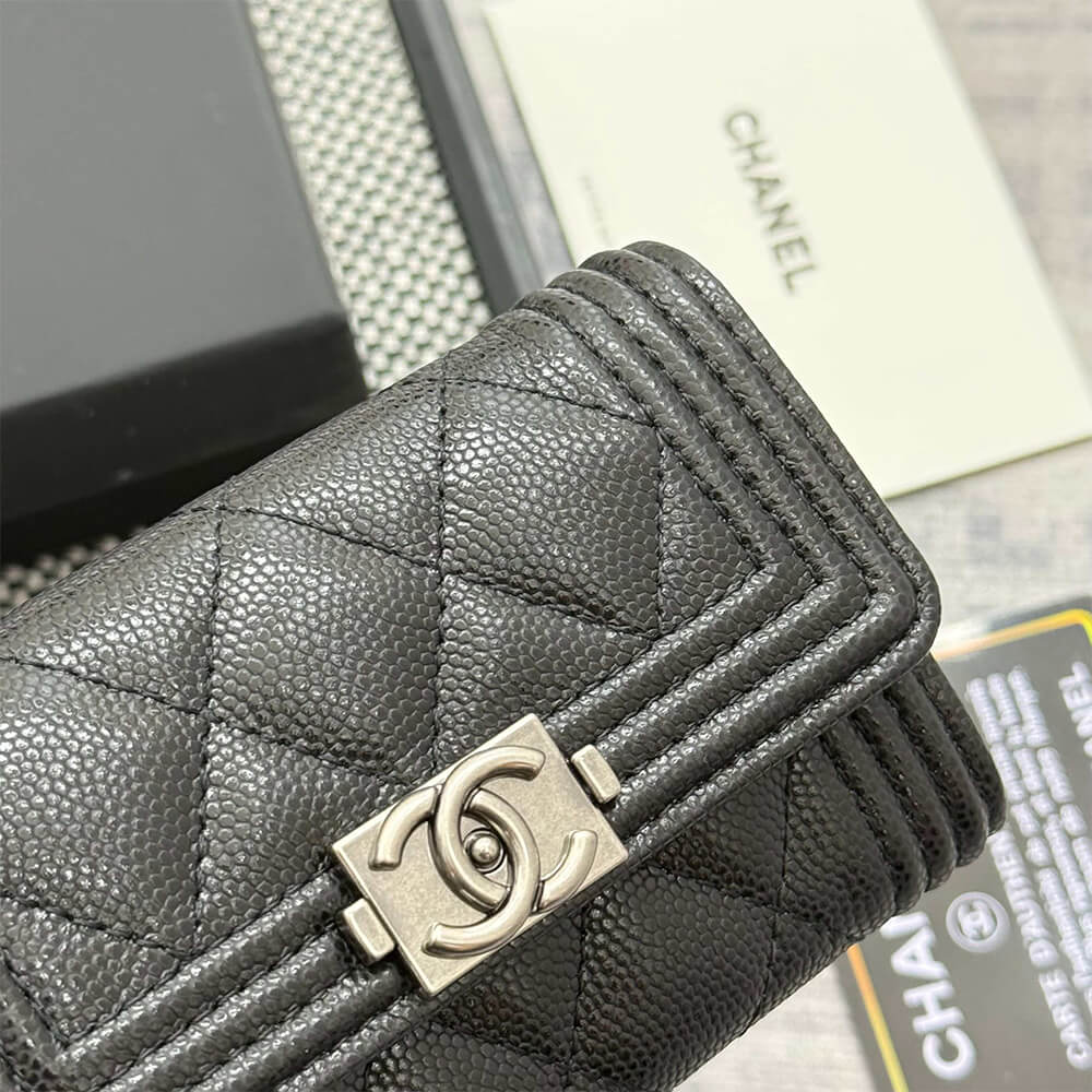 BOY Ch**el Flap Card Holder(HIGH-END GRADE)