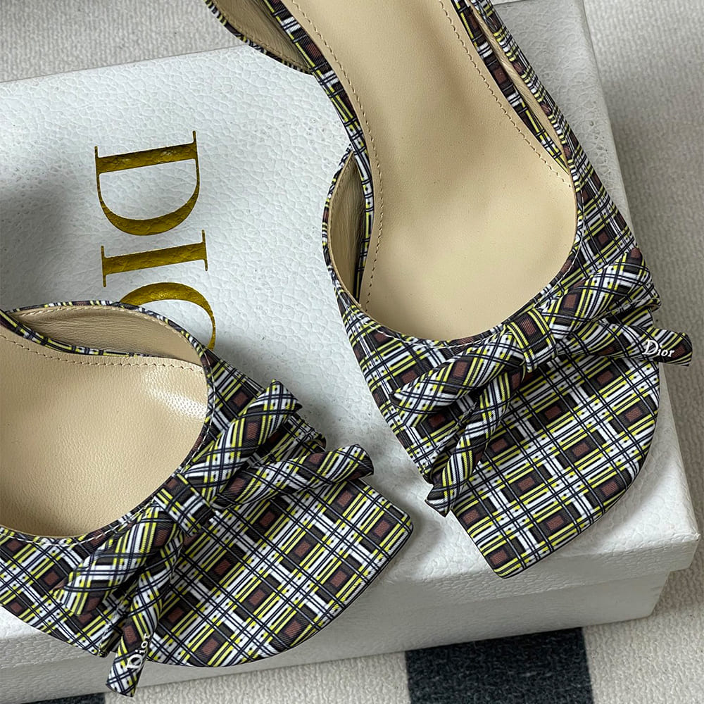 D10r Bow Heeled Slingback Sandal (EU SIZE 35-42)