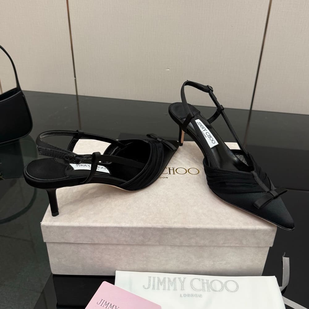 J1m*y Ch00 Ruched Tulle Pumps (EU SIZE 35-42)