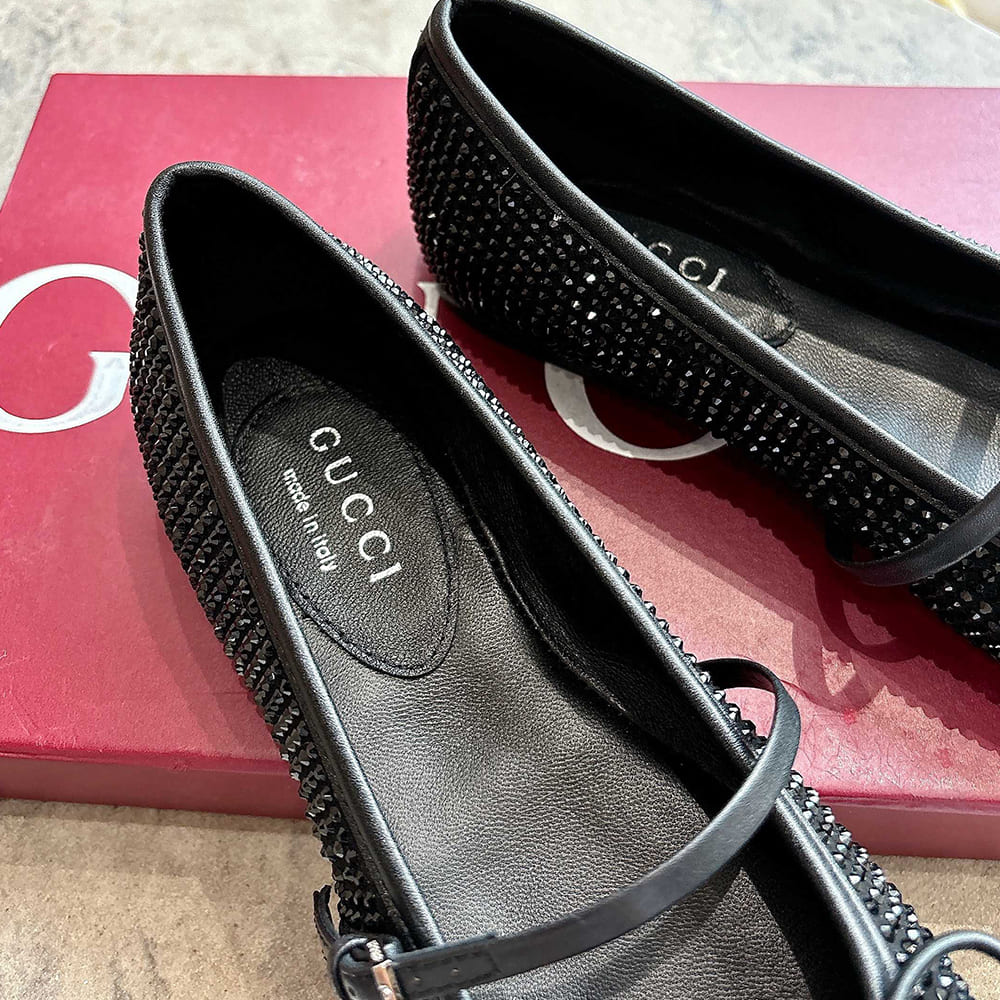 Women’s crystal Gvc*1 Horsebit ballet flat (EU SIZE 35-42)