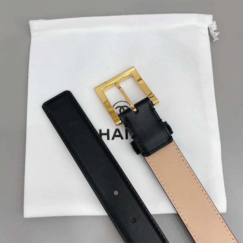 Ch**el Leather belt 30 mm