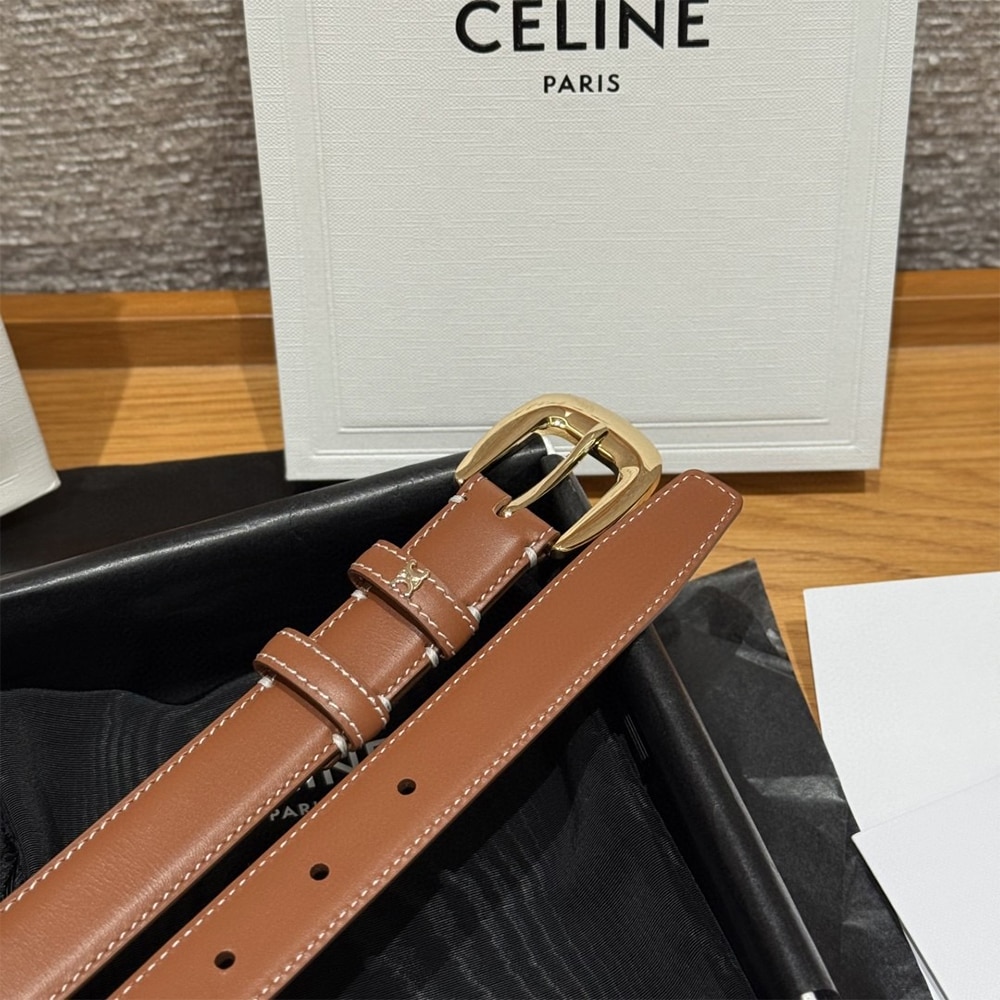 ce1i*e u1u1enne belt 25mm in natural calfskin