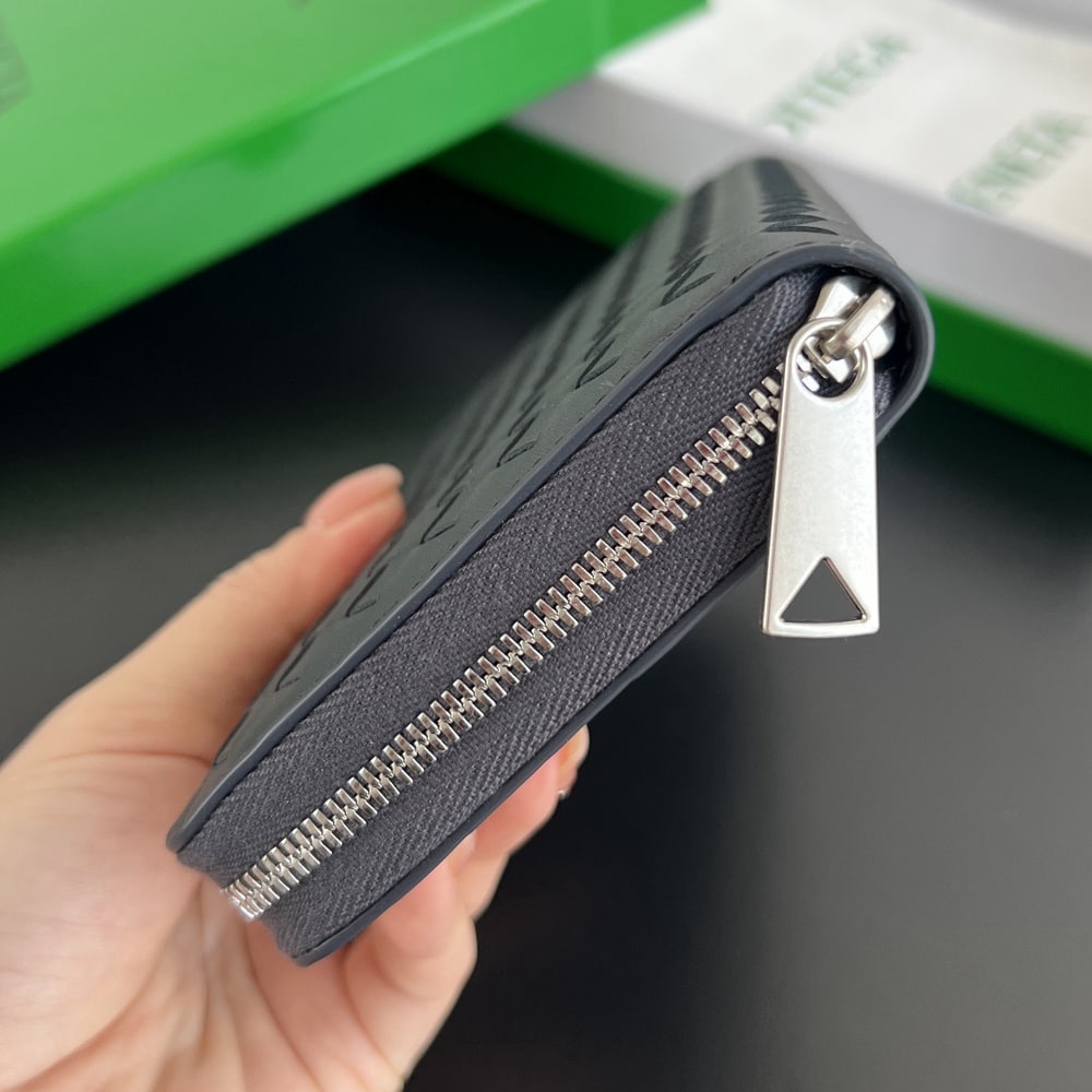 B0tt*ga Ven*ta Intrecciato Piccolo Zip Around Wallet(HIGH-END GRADE)