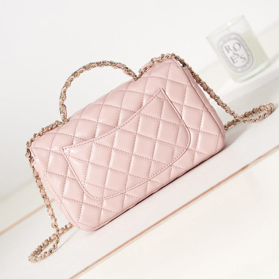 Ch**el Mini Flap With Top Handle