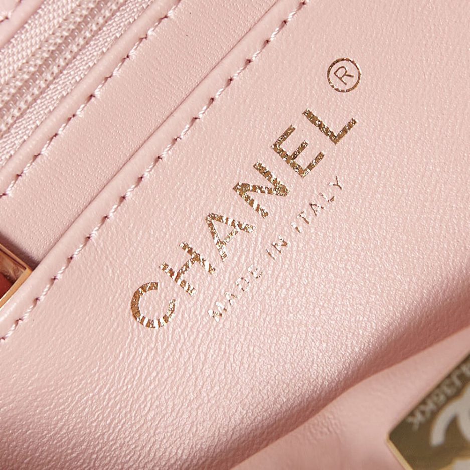 Ch**el Mini Flap With Top Handle