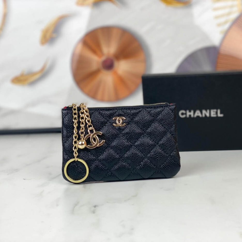 Ch**el Classic Small Zip Clutch