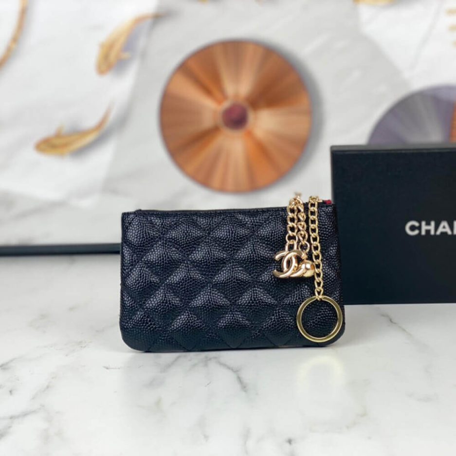 Ch**el Classic Small Zip Clutch