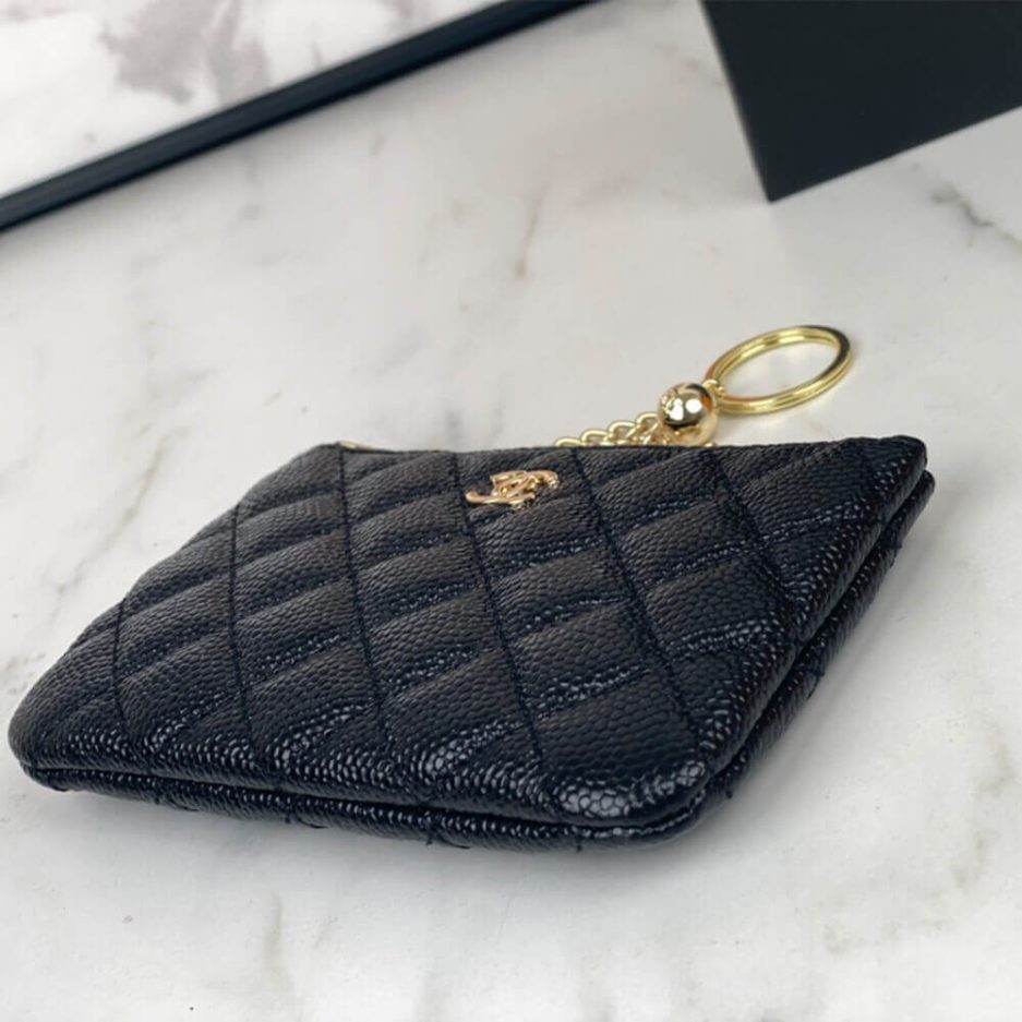 Ch**el Classic Small Zip Clutch