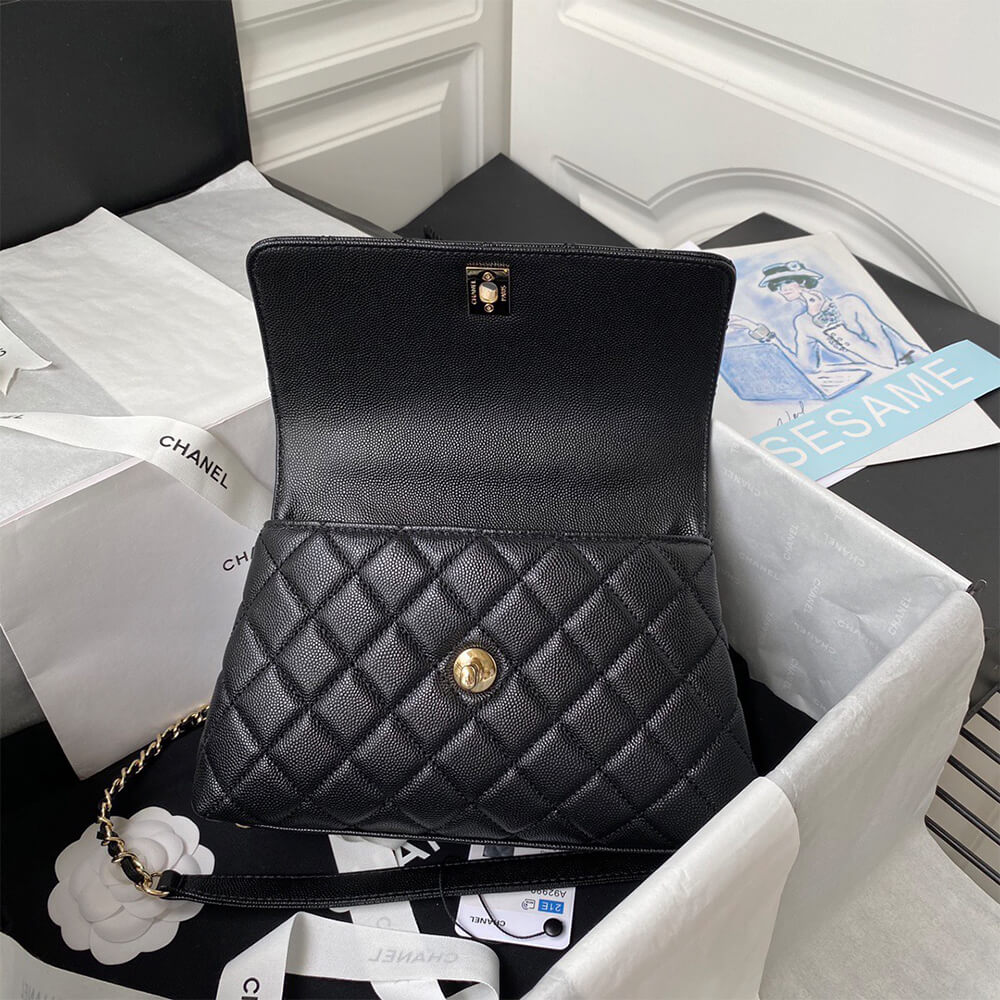 Ch**el Coco Handle Bag Small
