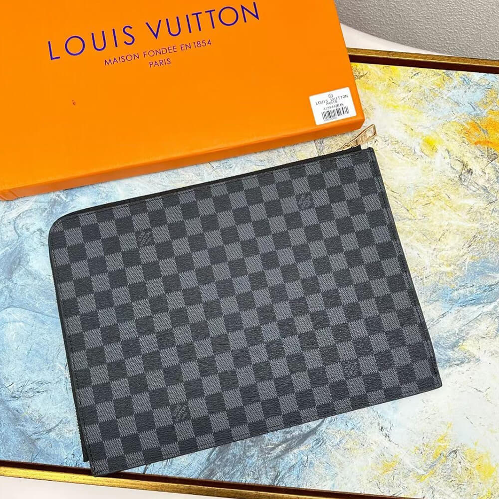 Graphite Clutch Bag