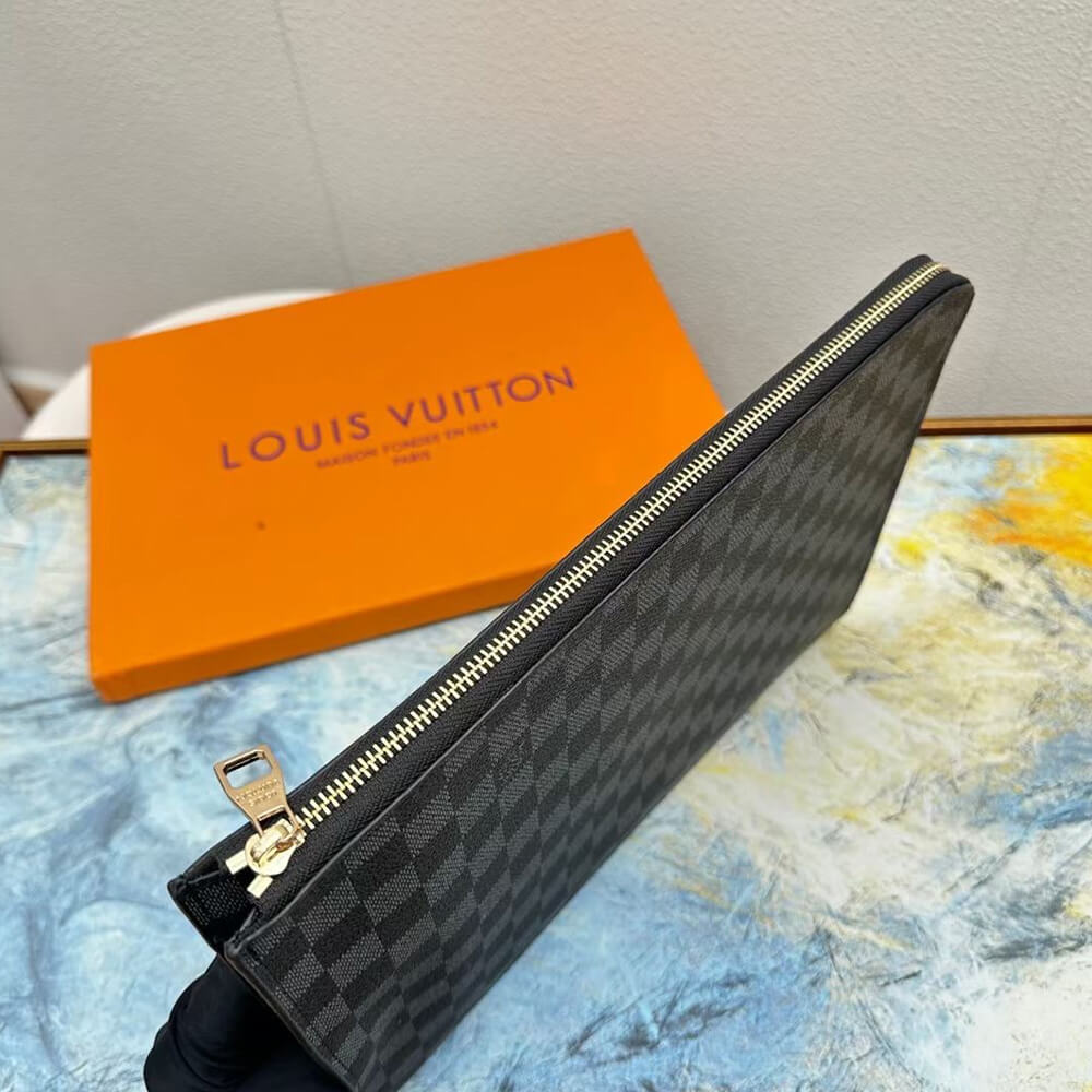 Graphite Clutch Bag
