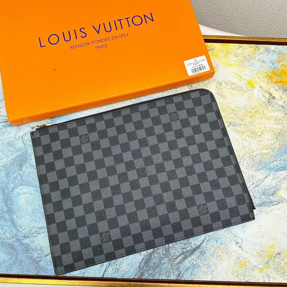 Graphite Clutch Bag